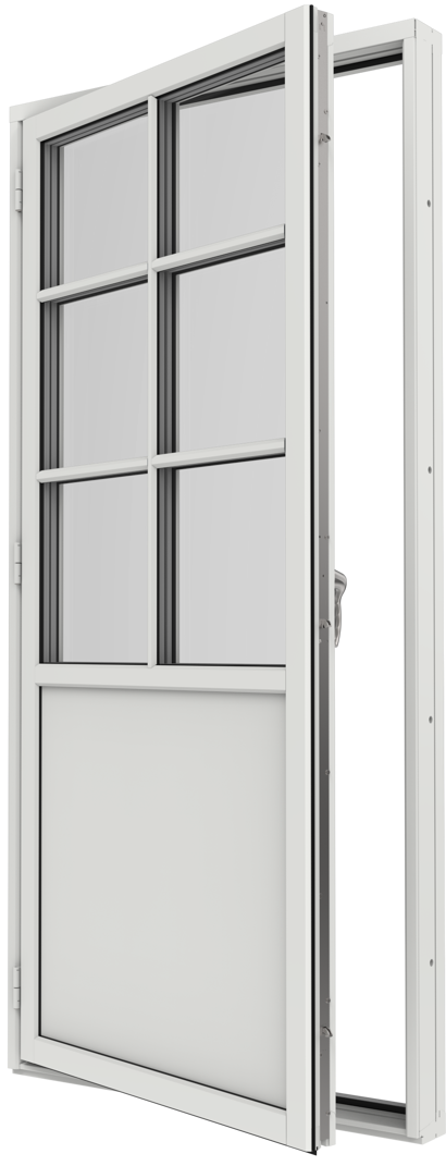 Retro, Altandörr med fyllning utsida öppen SP2:1