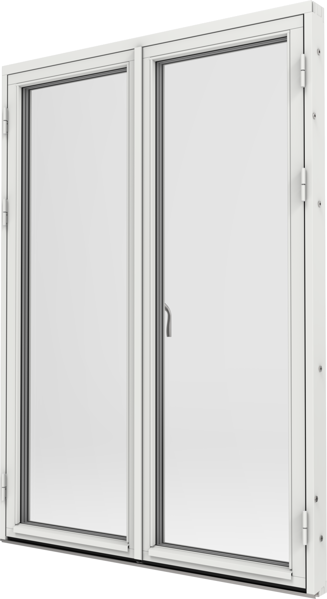 Original Trä 100, Altanpardörr helglasad, utsida stängd