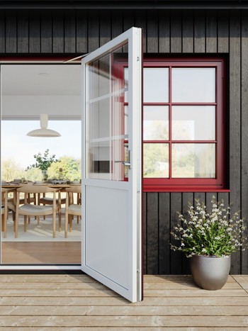 Elitfönster Original Alu med tvåfärgsmålade spröjs